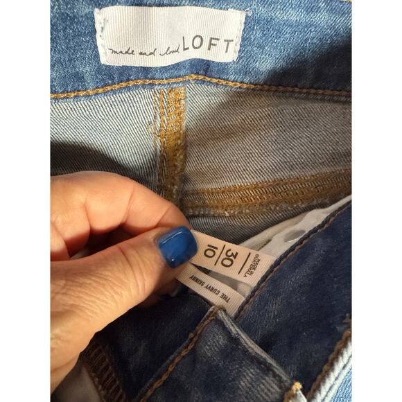 LOFT ANN TAYLOR denim jeans size 10/30 - Picture 3 of 4